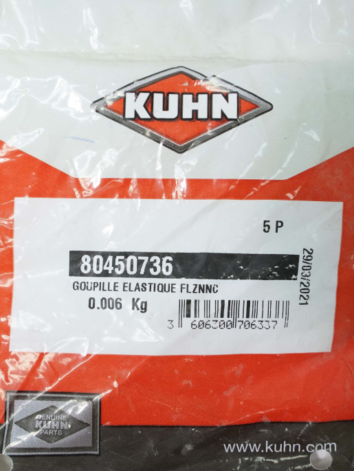 Штифт 80450736 KUHN