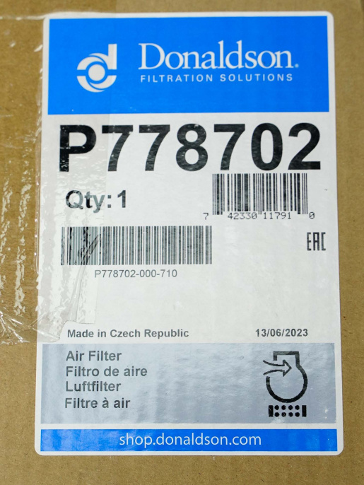 Фильтр воздушный P778702 Donaldson