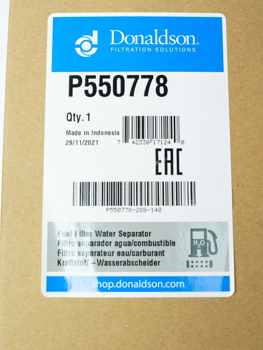Фильтр топливный P550778 Donaldson