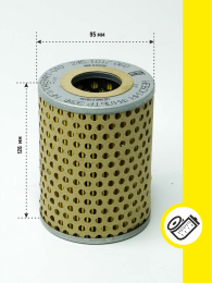 Фильтр масляный 245-1017060 NEVSKY FILTER