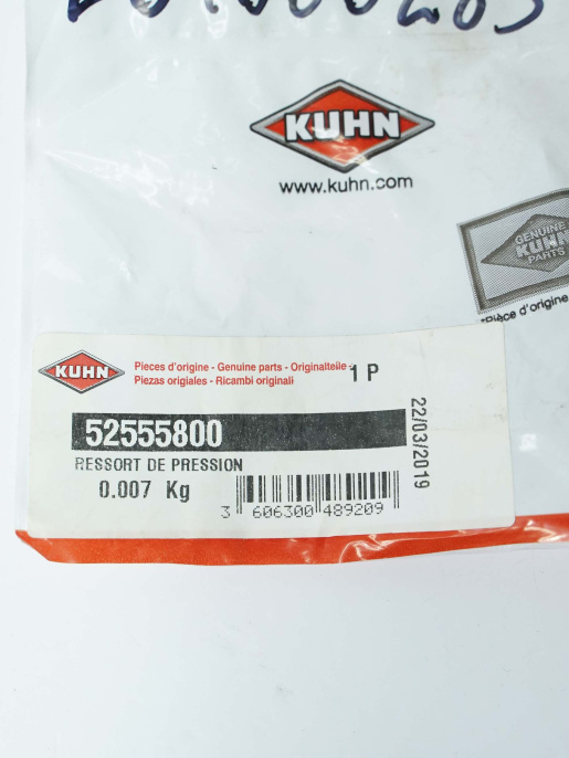 Пружина 52555800 KUHN