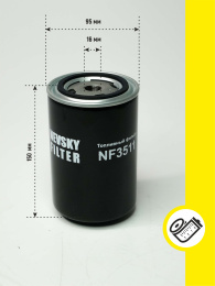 Фильтр топливный NF3511 NEVSKY FILTER