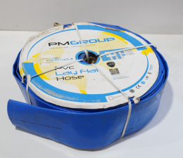 Рукав (шланг) гибкий LAY FLAT HOSE 4"(SKY) (ф104мм, бухта 100м) PM-54 PMGroup