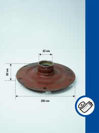 Корпус ротора КРР-1,85  03.180 КРР 1,85-2,4 Дортехника