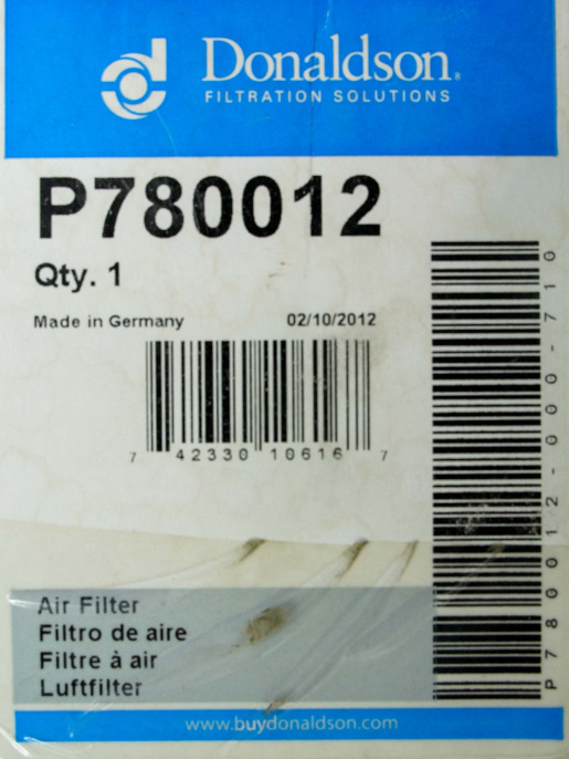 Фильтр воздушный P780012 Donaldson