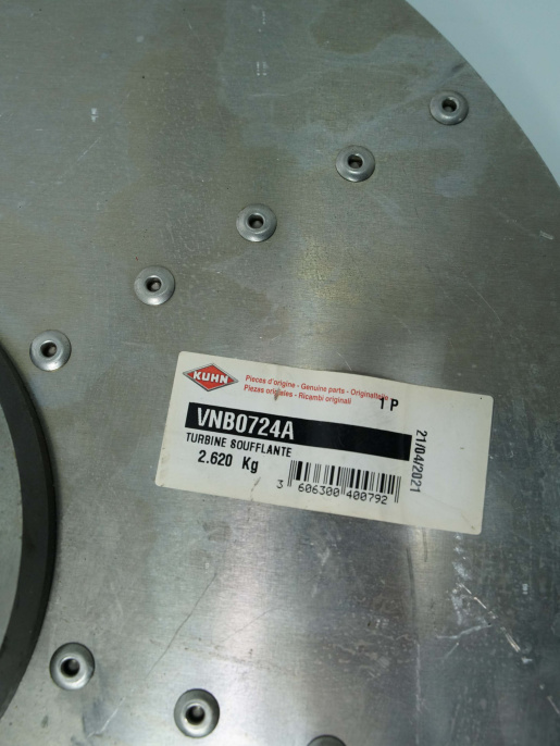 Крыльчатка вентилятора (VNB0724) VNB0724A KUHN