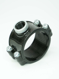Седловая врезка 90х3/4" с усиливающим кольцом PN16 100120802 POELSAN
