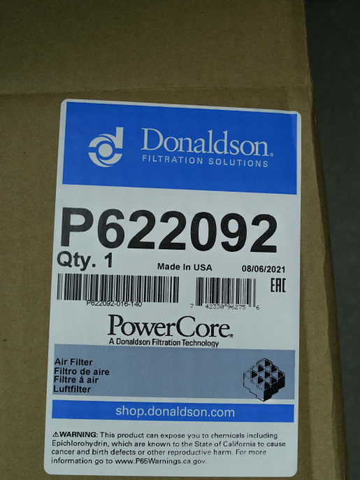 Фильтр воздушный P622092 Donaldson