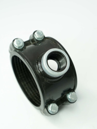 Седловая врезка 90х3/4" с усиливающим кольцом PN16 100120802 POELSAN