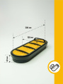 Фильтр воздушный 320/05764 JCB