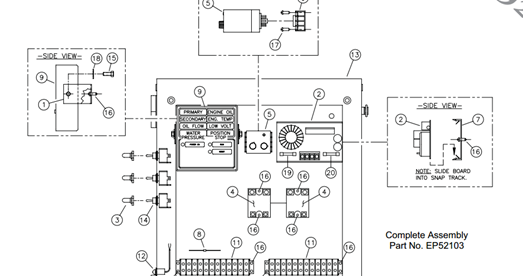 Панель-индикатор EH50744 Murphy
