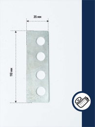 Пластина 081.27.02.502 аналог РСМ Акрос-530