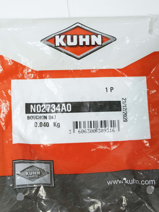 Крышка N02734A0 KUHN
