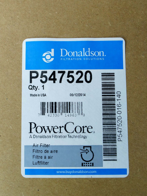 Фильтр воздушный P547520 Donaldson
