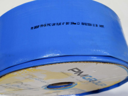 Рукав (шланг) гибкий LAY FLAT HOSE 4"(SKY) (ф104мм, бухта 50м) PM-54-50 PMGroup