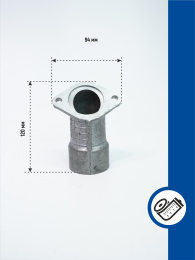 Патрубок 240-1002088-В-01 МТЗ 