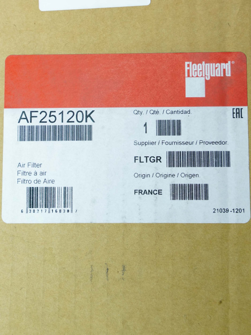 Фильтр воздушный AF25120K Fleetguard